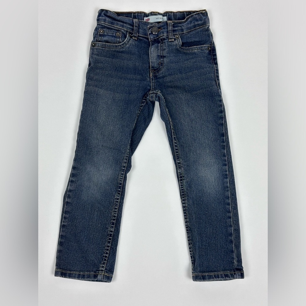 Boys Slim Fit Straight Leg Jeans